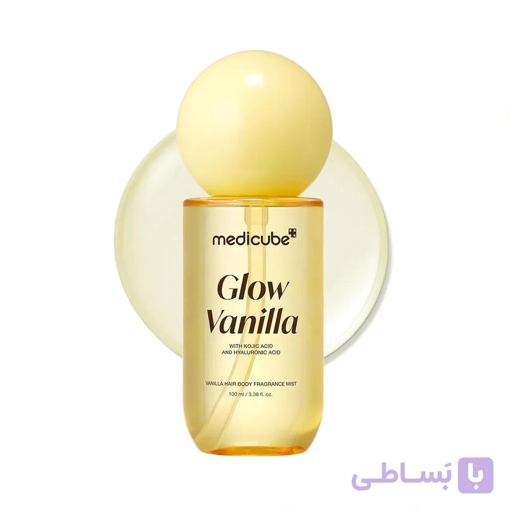 قیمت و خرید میست بدن و مو مدیکیوب مدل Glow Vanilla - مریان‌کر | خرید لوازم آرایشی و محصولات پوستی اصل