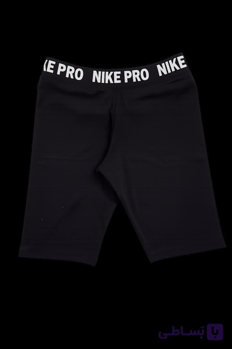 بایکر زنانه Nike Pro | شلوارک ورزشی فلامنت اعلا کش چاپی