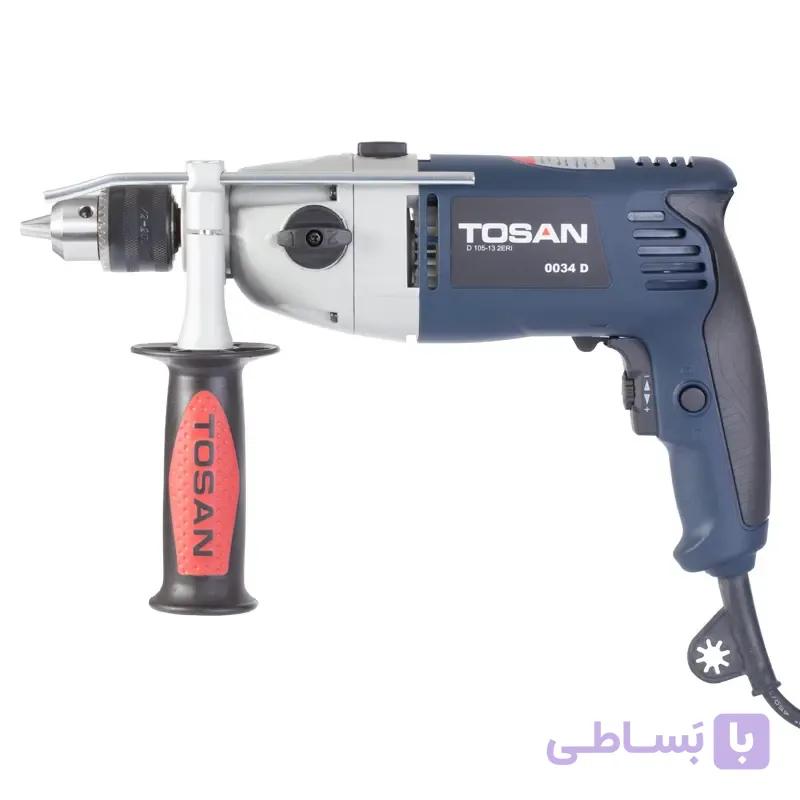 دریل چکشی گیربکسی 13 میلی‌متر 1050 وات آچاری مدل 0034D — تصویر 1