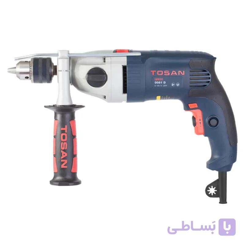 دریل چکشی گیربکسی 13 میلی‌متر 1050 وات آچاری سری پلاس مدل 0081D — تصویر 1