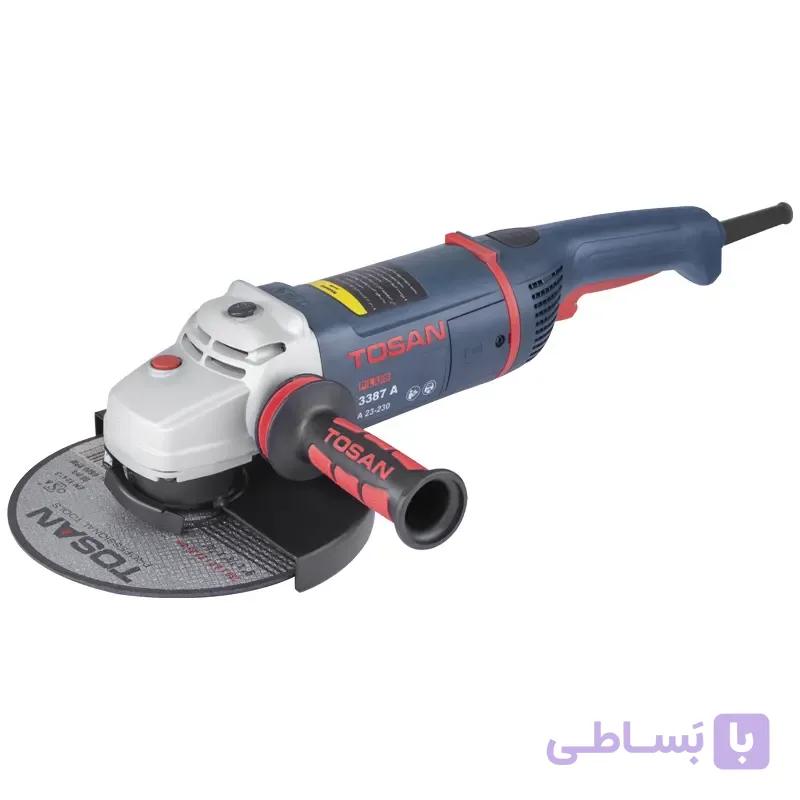 فرز سنگبری 230 میلی‌متر 2300 وات سری پلاس مدل 3387A — تصویر 1