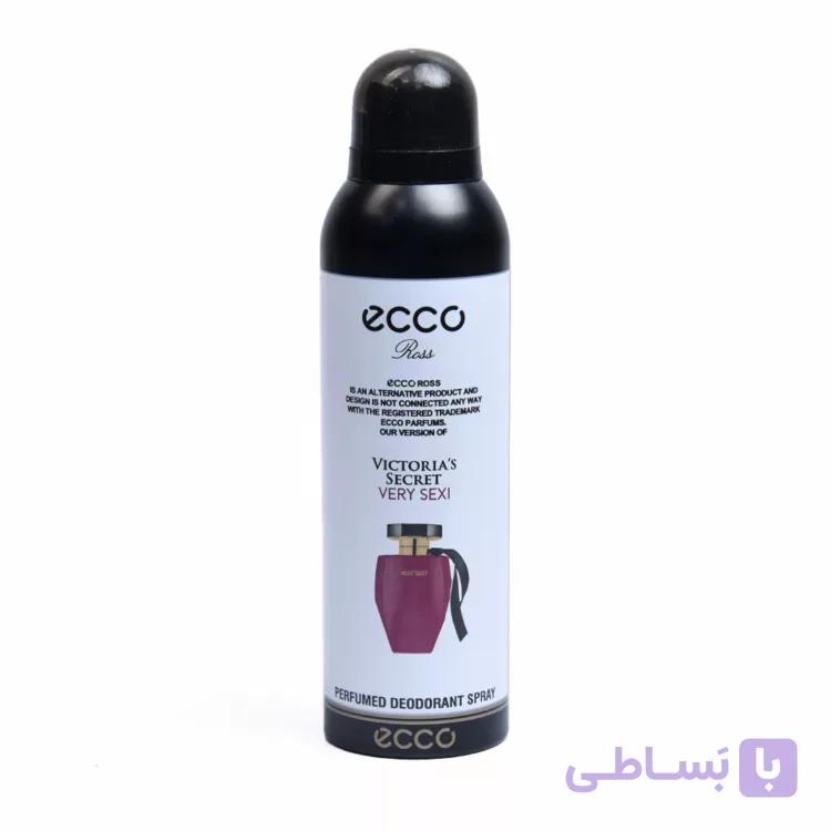 اسپری بدن زنانه اکو ecco مدل ویکتوریا سکرت وری س .ک .سی