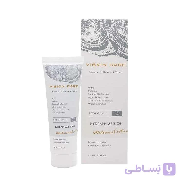 کرم آبرسان پوست خشک ویسکین کر مدل DS.Rich حجم 50 میلی لیتر