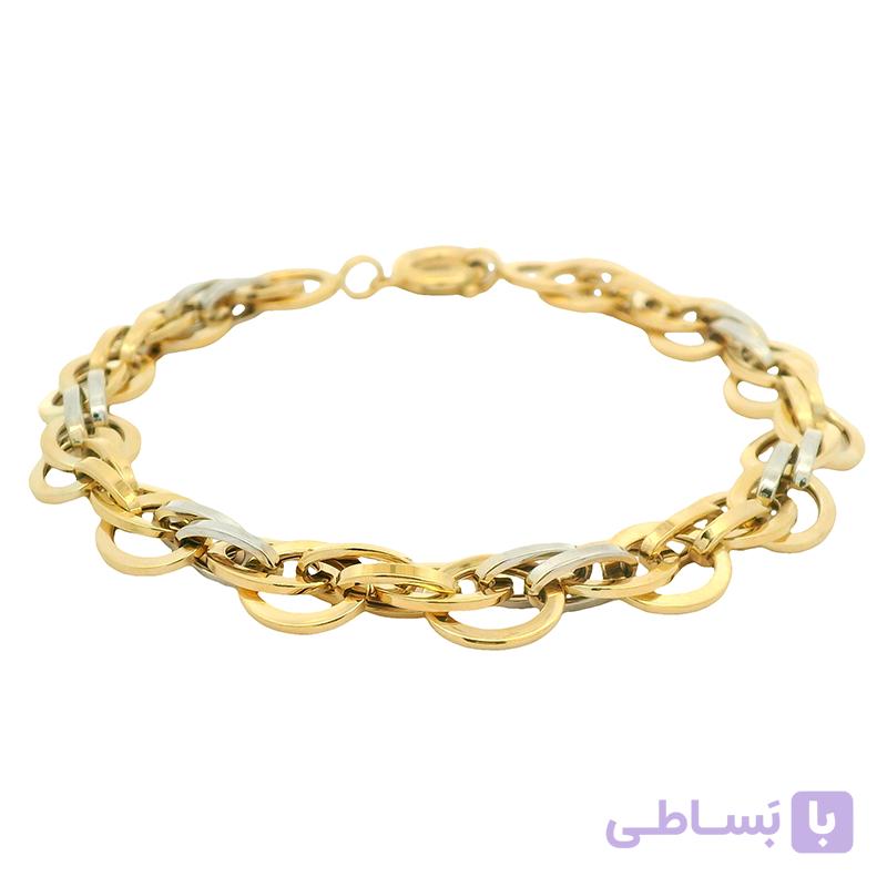 دستبند طلا زنانه ژوان 12 میلی wb1377 — تصویر 1