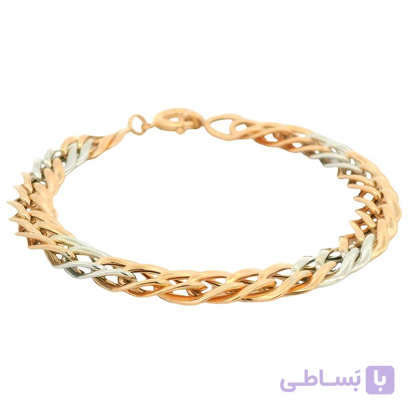 دستبند طلا زنانه ژوان 7 میلی wb1380 — تصویر 1