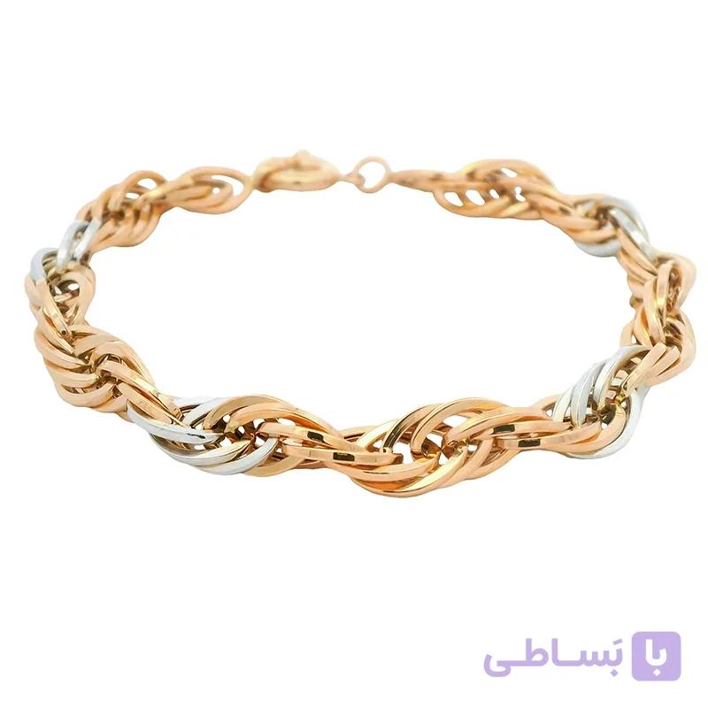 دستبند طلا زنانه ژوان 6 میلی wb1379 — تصویر 1