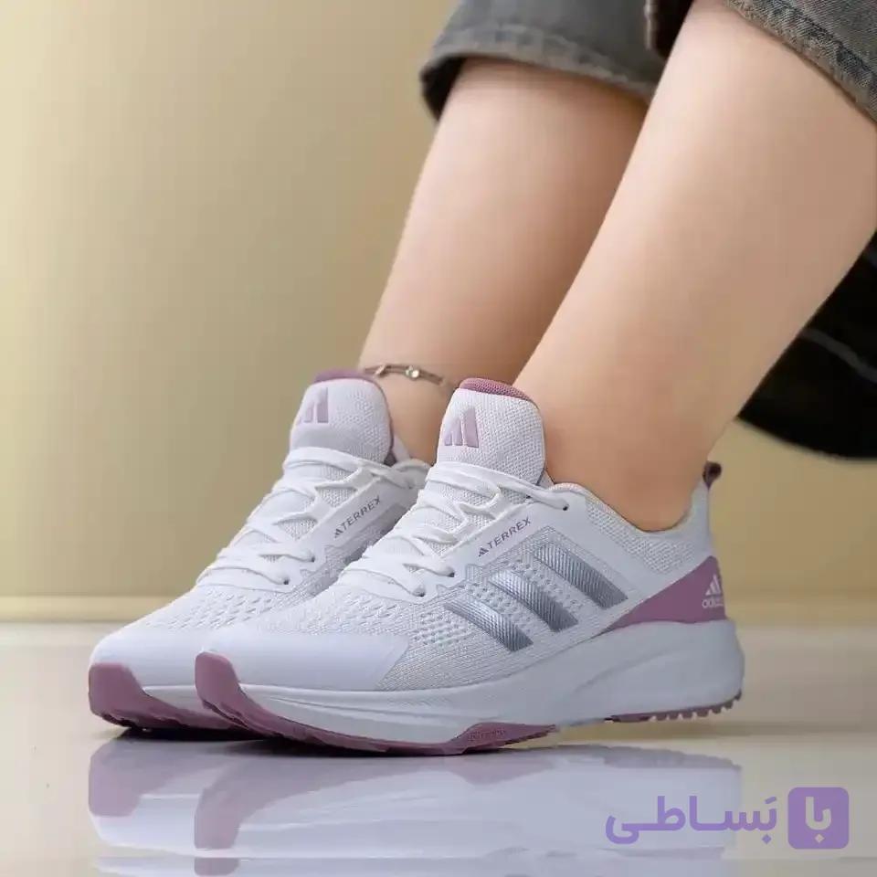 کتونی اسپرت آدیداس زنانه کد ۱۲۳۱ — تصویر 1
