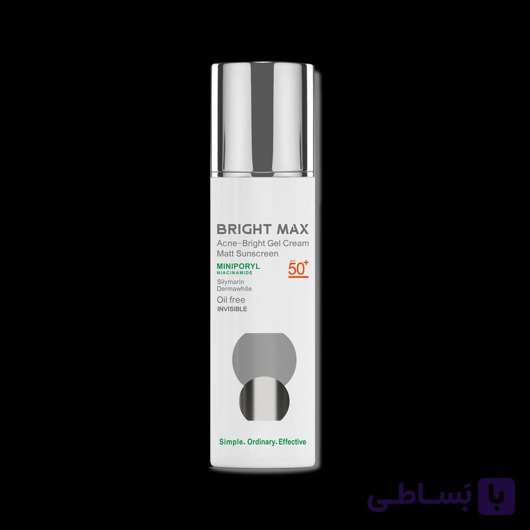 ژل کرم ضد آفتاب مات آکنه برایت برایت مکس — تصویر 1