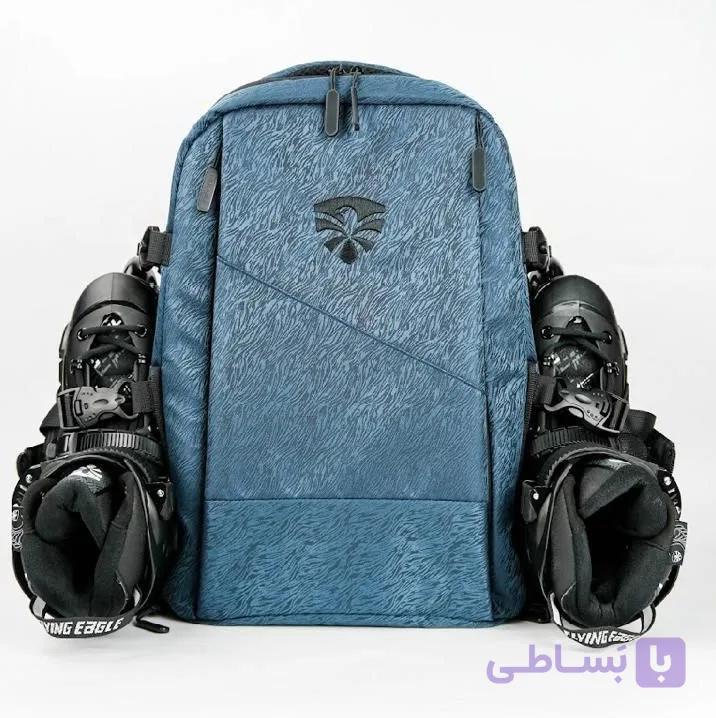 کوله پشتی ورزشی روزمره و اسکیت اورجینال فلای ایگل Flying eagle code 007 طوسی