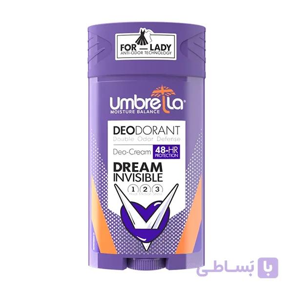 استیک ضد تعریق زنانه آمبرلا مدل Dream Invisible حجم 90 میلی لیتر — تصویر 1