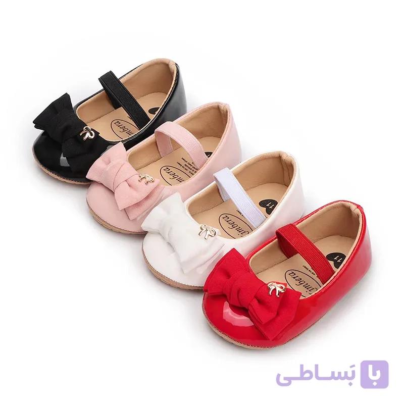 کفش نوزادی دخترانه مجلسی مدل لونا — تصویر 1