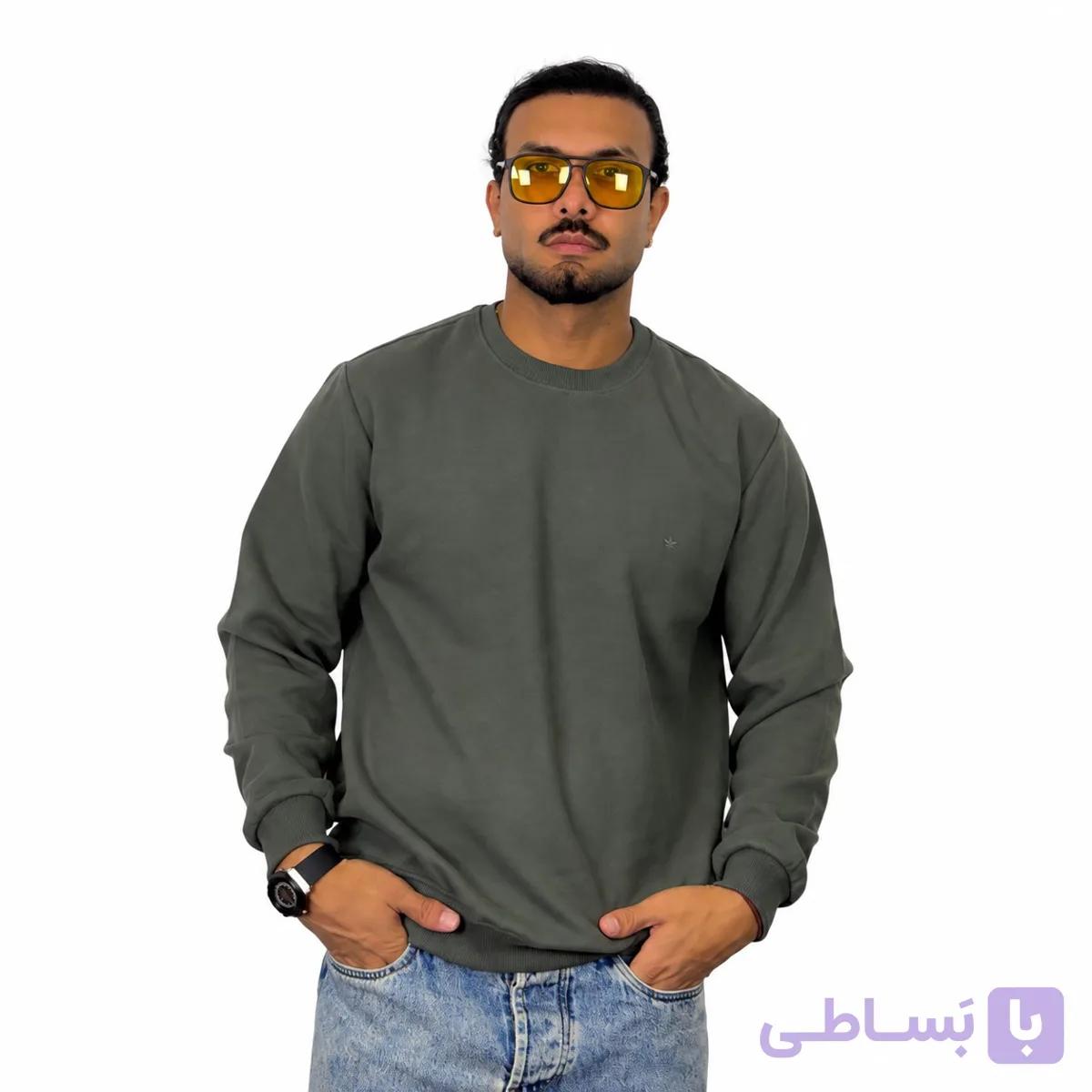 بلوز سلانیک مردانه گرم بالا سبز