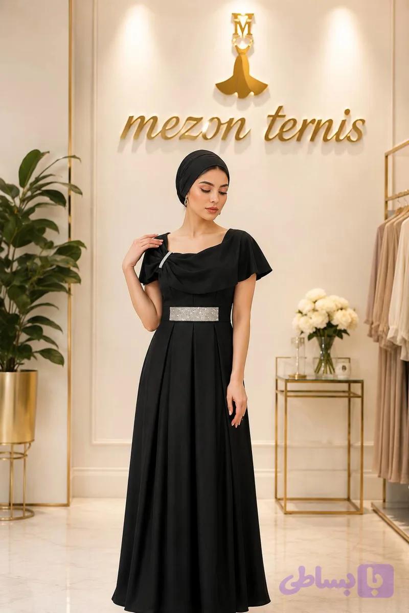 ماکسی کلوش مجلسی زنانه _ کد ۳۴۵