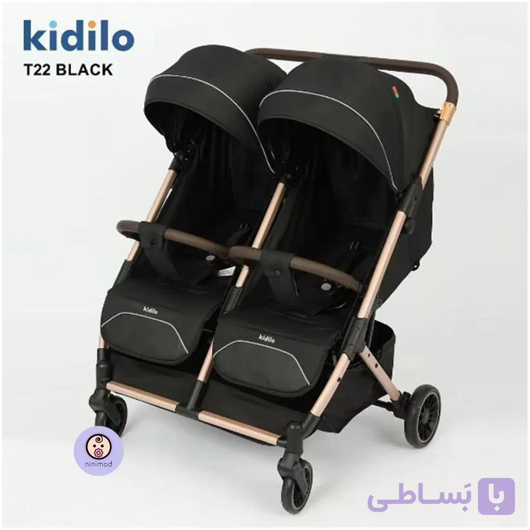 کالسکه دوقلو کیدیلو مدل Kidilo T22 — تصویر 1