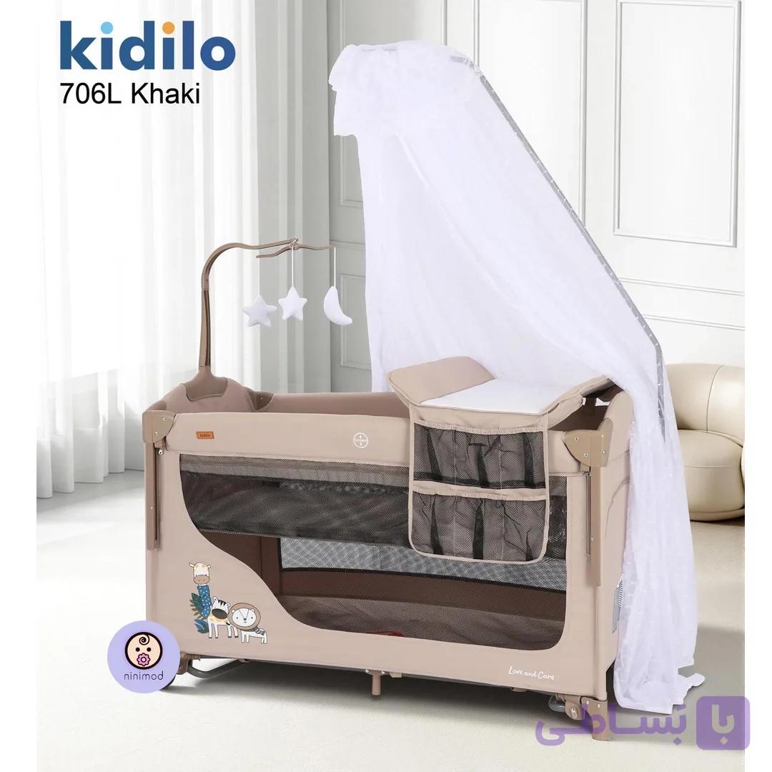 تخت و پارک بازی کیدیلو مدل Kidilo 706L — تصویر 1