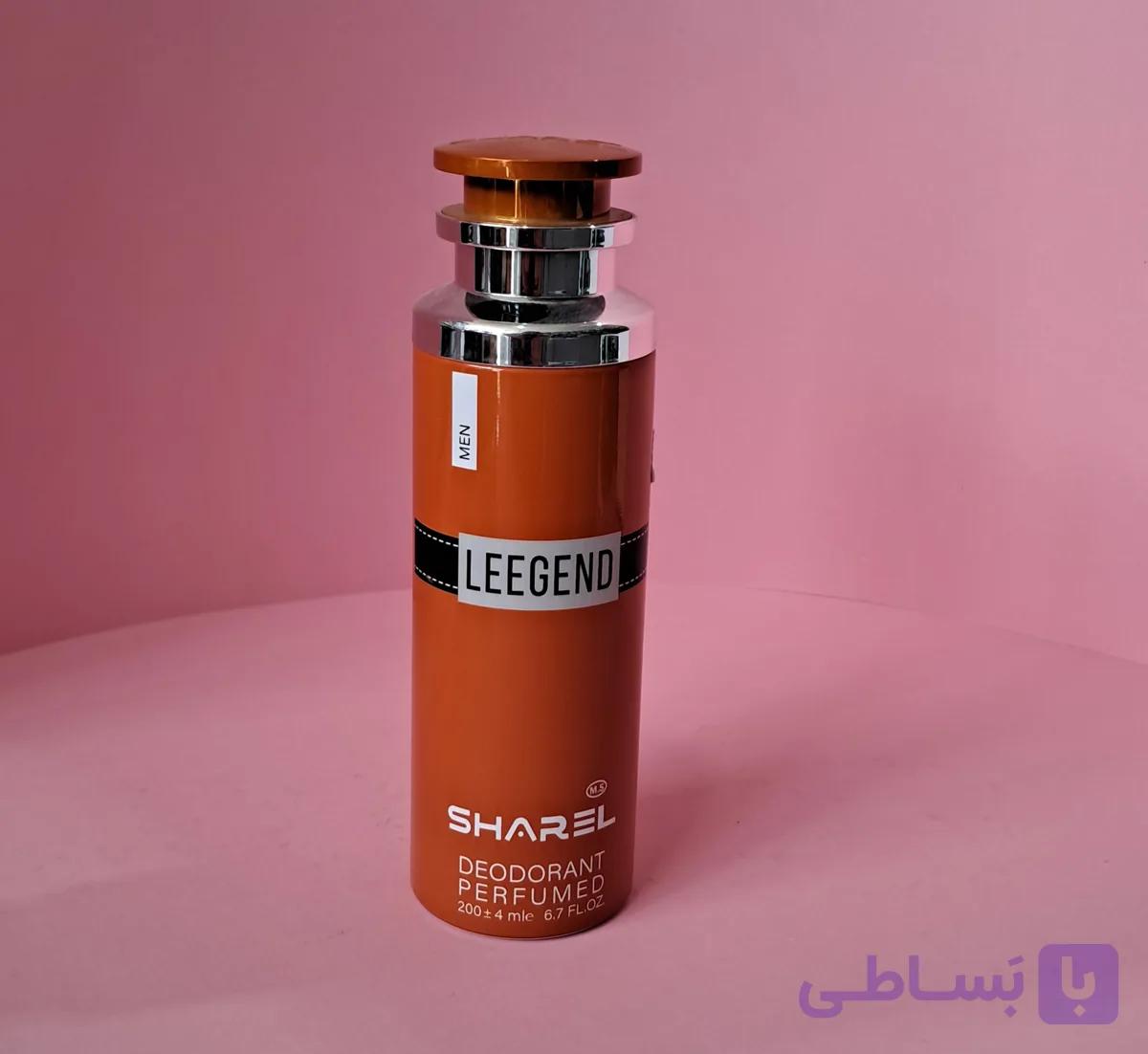 اسپری بدن مردانه شارل SHAREL رایحه Leegend حجم 200 میل