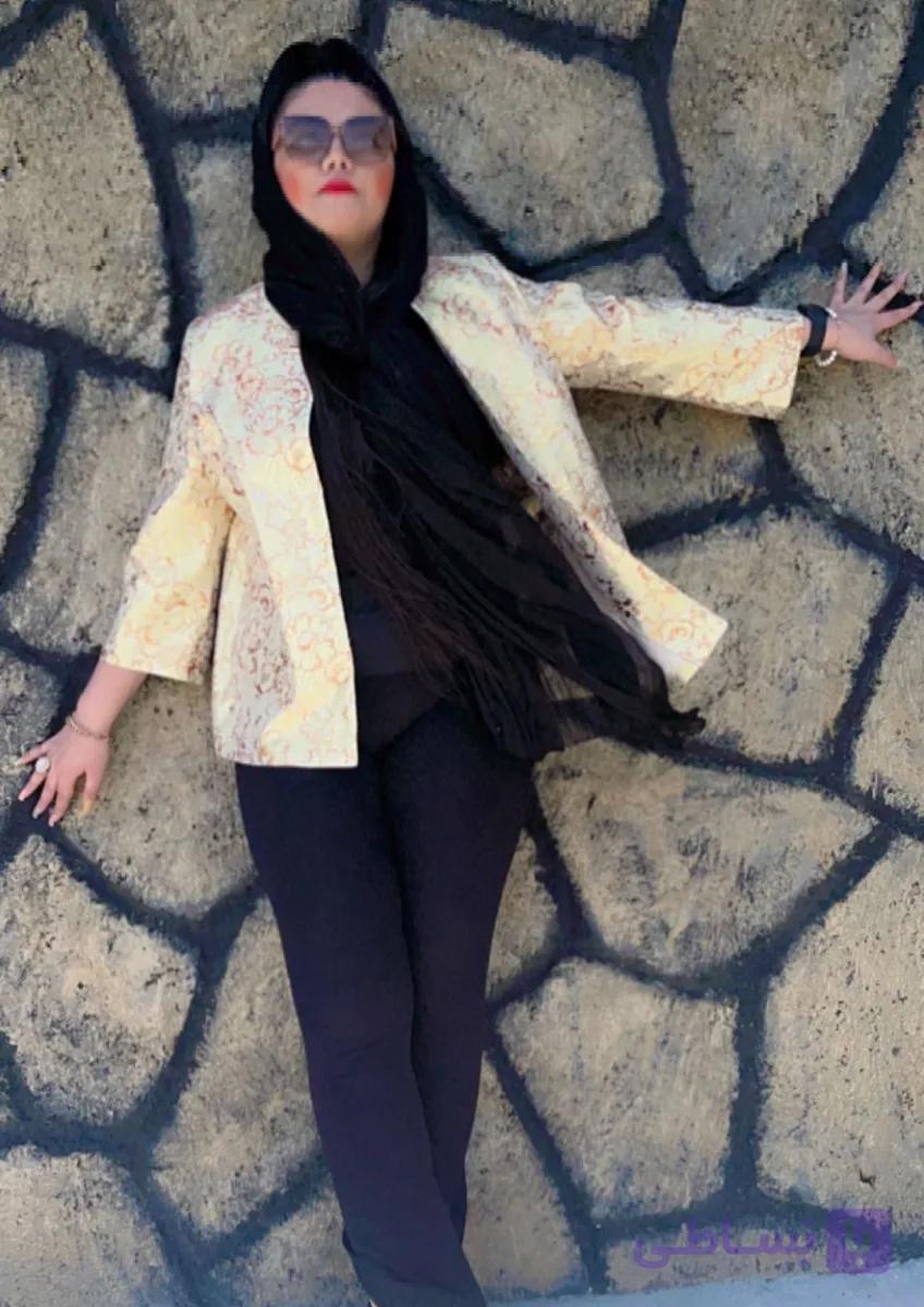 مانتو تابستونی مزونی ژاگارد گل برجسته