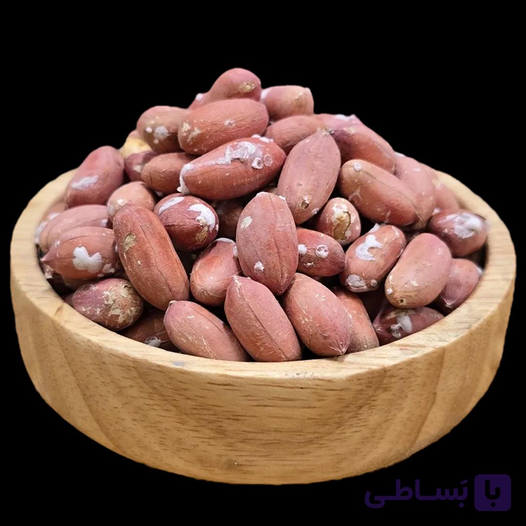 بادام زمینی آستانه با پوست