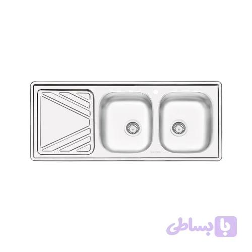 سینک توکار ایلیا استیل مدل ۴۰۲۸ — تصویر 1
