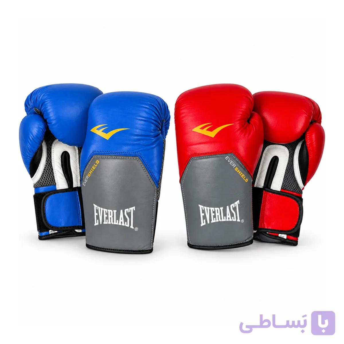 دستکش بوکس چرم اورلست Everlast مدل Ever Shield | سفارش اروپا — تصویر 1