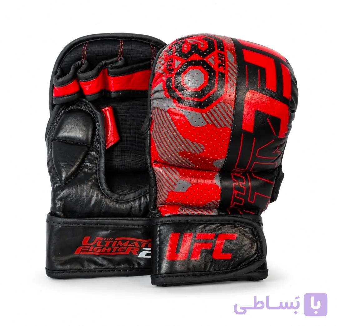 دستکش آماتوری ام ام ای MMA چرم سفارش اروپا برند UFC — تصویر 1