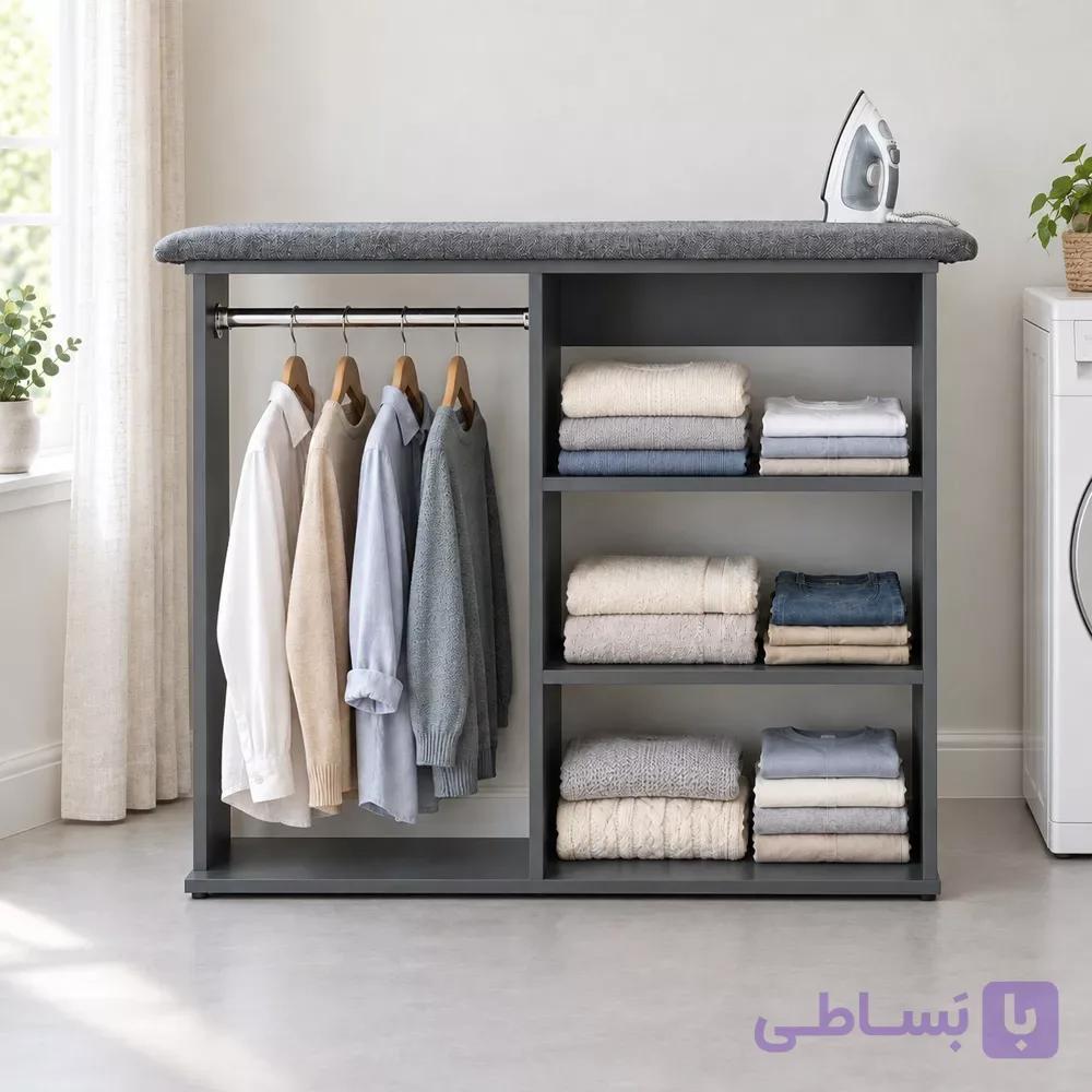 میز اتو چوبی رگال دار — تصویر 1