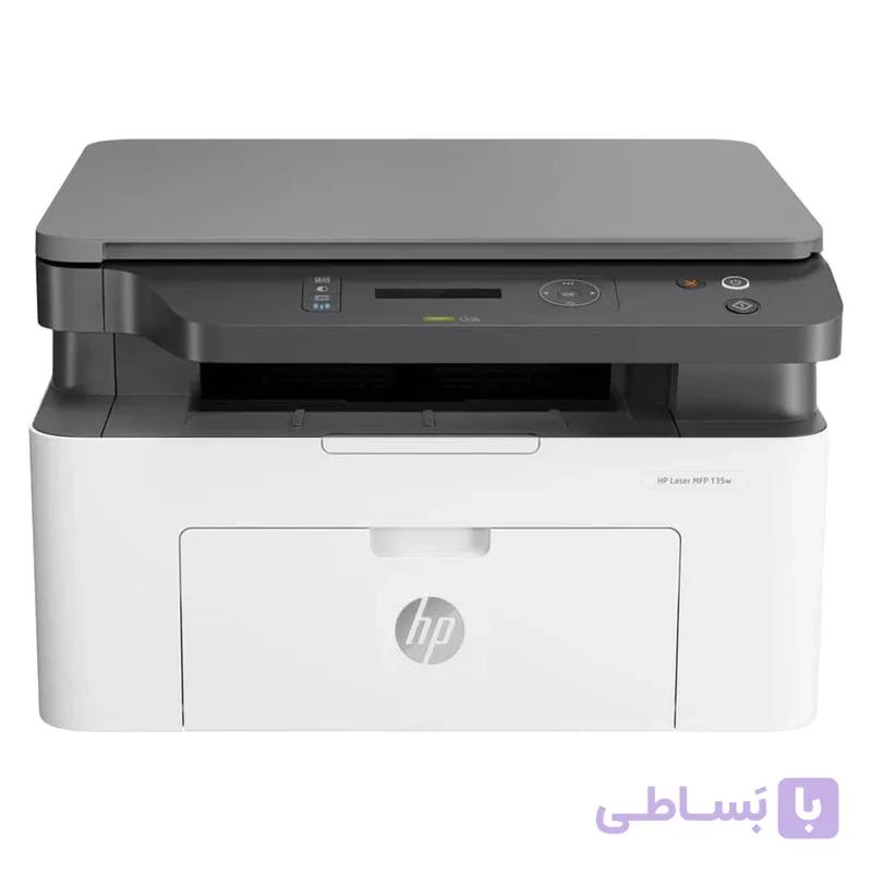 پرینتر اچ پی تک رنگ سه کاره با چاپ لیزری مدل Laser MFP 135w