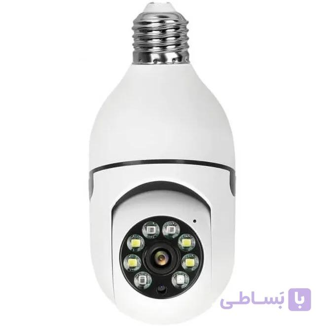 دوربین مداربسته لامپی چرخشی با زاویه دید 360 درجه