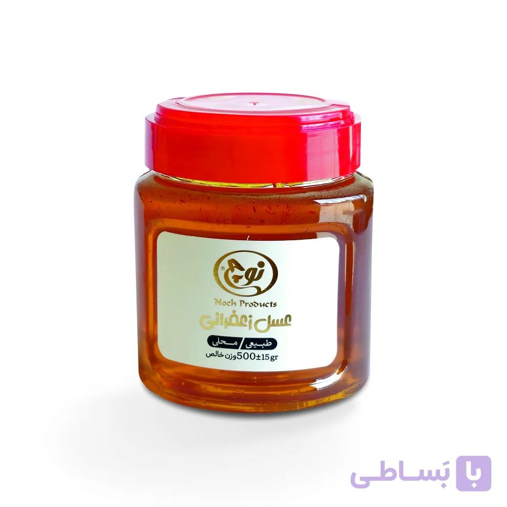 عسل نوچ زعفرانی 500گرم — تصویر 1