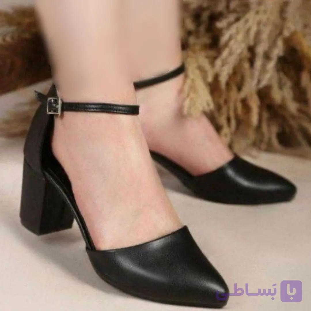کفش مجلسی پاشنه 5 سانت. جنس سوییت و چرم. 37 تا 40. زنانه
