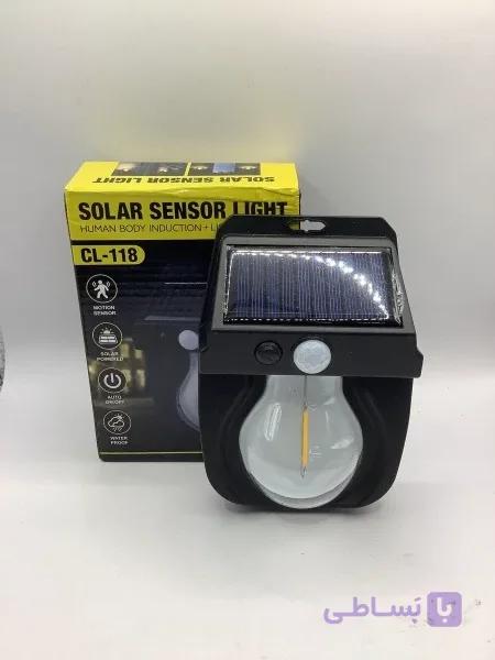 چراغ خورشیدی هوشمند سنسور دار مدل CL-118 Solar Sensor Light CL-118 Smart Solar Lighting