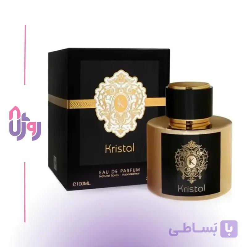 عطر ادو پرفیوم یونیسکس فراگرنس ورد Fragrance World مدل کریستال Kristal حجم 100 میلی‌لیتر — تصویر 1