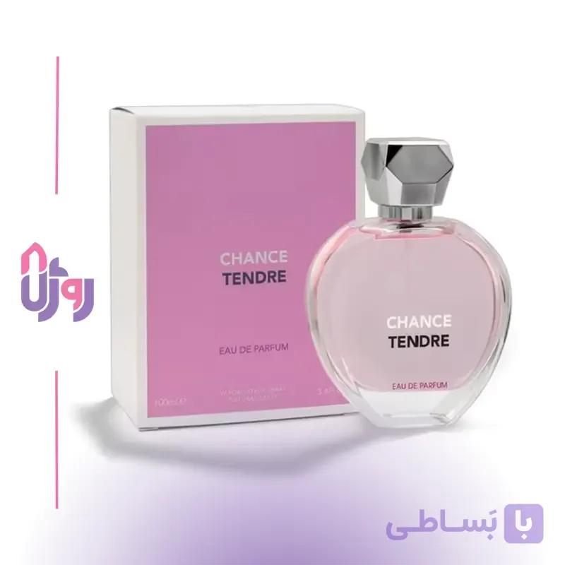 عطر ادو پرفیوم زنانه فراگرنس ورد Fragrance World مدل چنس تندر Chance Tendre حجم 100میلی‌لیتر — تصویر 1