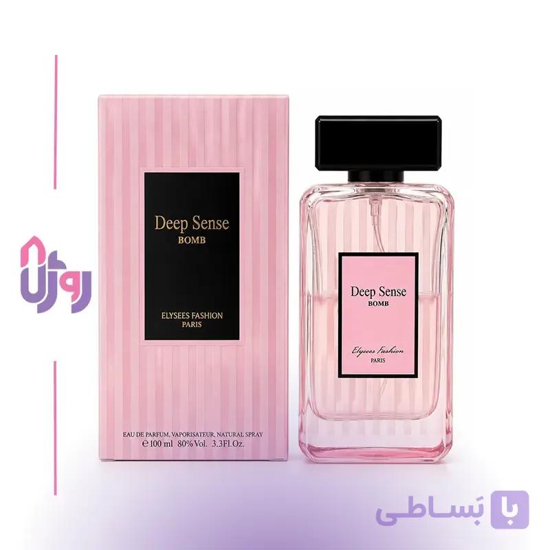 عطر ادوپرفیوم زنانه الیزه فشن Elysees Fashion مدل دیپ سنس بمب Deep Sense Bomb پرایم کالکشن حجم 100 میلی‌لیتر — تصویر 1