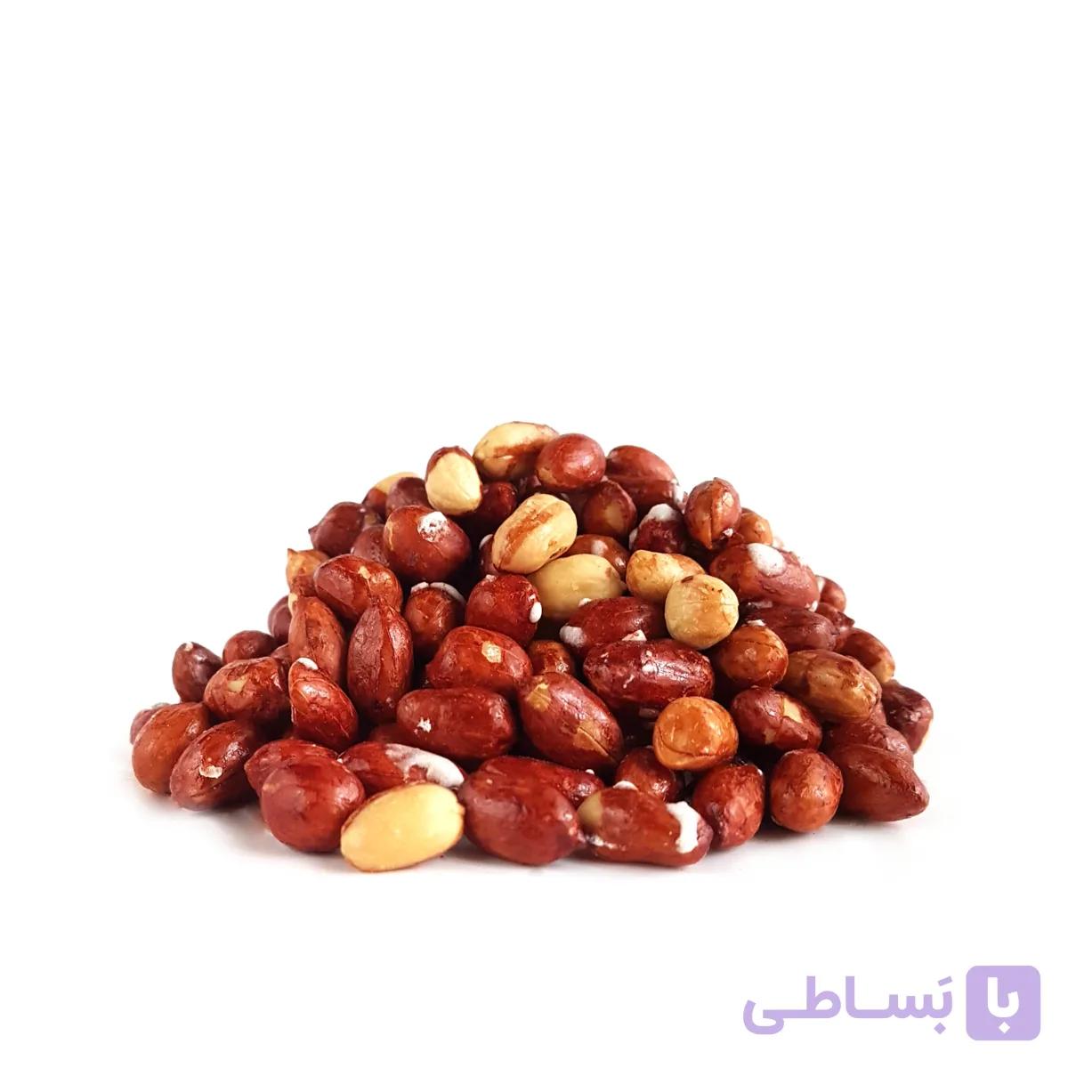 مغز بادام زمینی لعابی