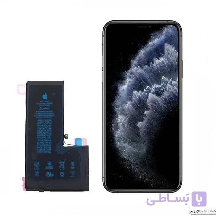 خرید باتری آیفون 11 پرو مکس تقویتی با گارانتی 6 ماهه — تصویر 1