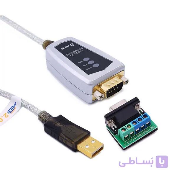 کابل تبدیل USB به RS485/RS422 سریال صنعتی مناسب تجهیزات اتوماسیون — تصویر 1