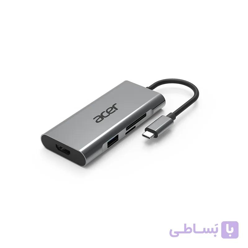هاب هفت در یک USB Type-C مینی ایسر اورجینال مدل ODK380 — تصویر 1