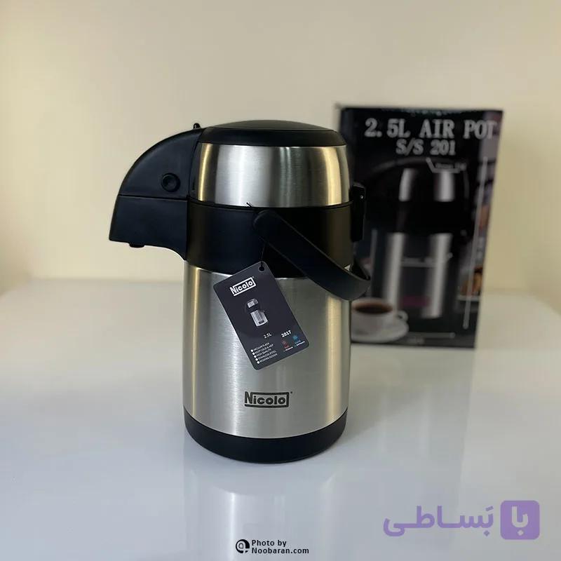 فلاسک پمپی 2.5 لیتری نیکولو کد 2017 — تصویر 1