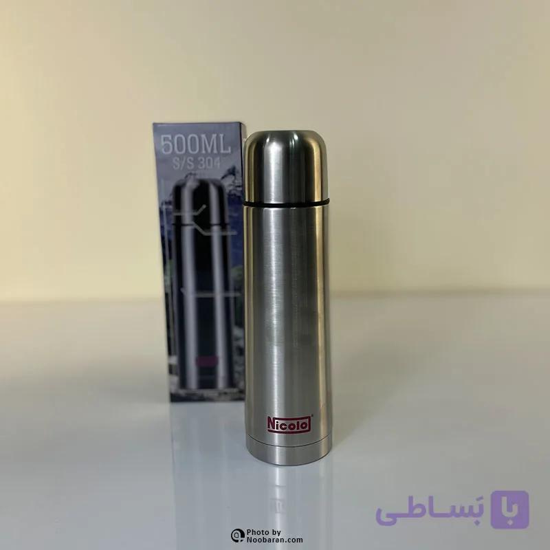 فلاسک استیل نیکولو 0.5 لیتری کد 1901 — تصویر 1