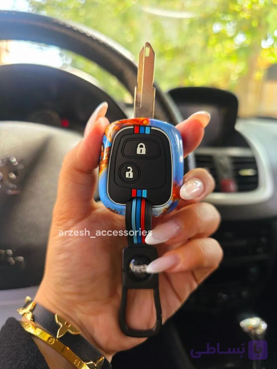 کاور سوئیچ فلزی طرح دار ۲۰۶ ۲۰۷ رانا پرشیا جدید — تصویر 1