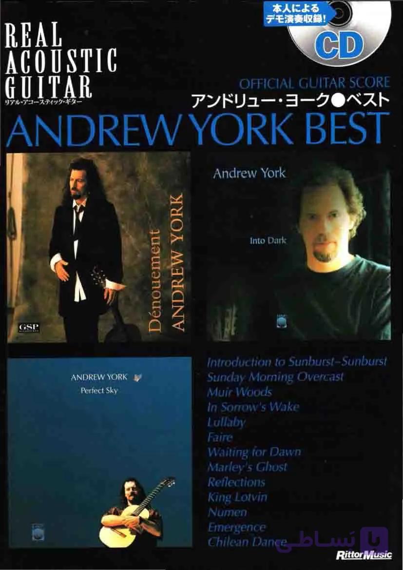 دانلود کتاب قطعات کلاسیک گیتار | Andrew York – Real Acoustic Guitar — تصویر 1