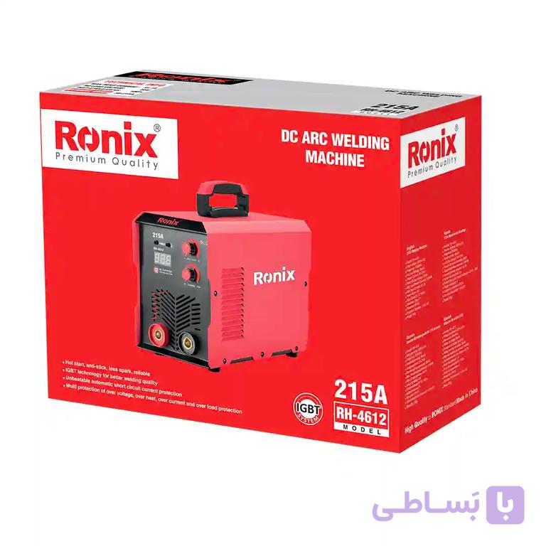 اینورتر جوشکاری رونیکس مدل rh_4612 ظرفیت ۲۱۵ آمپر برد بزرگ