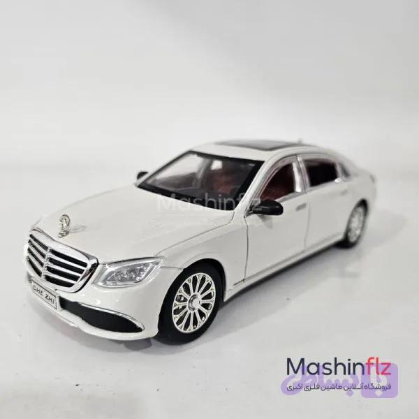 ماشین فلزی مرسدس بنز E300 سایز ۲۰ سانتی عقب کش چراغ دار کد 14978 - قیمت عالی ❤️ مهر 1405