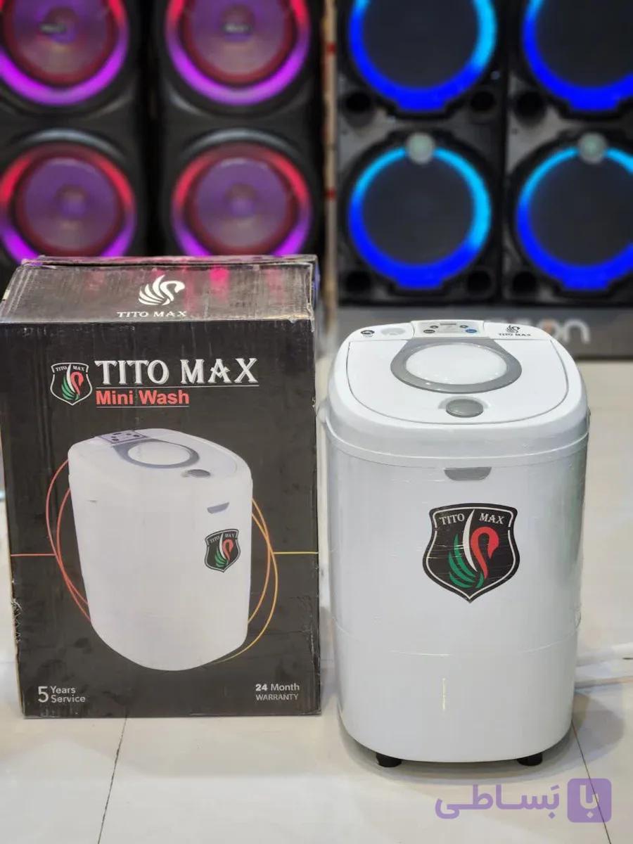 لباسشویی مینی واش و خشک کن  تیتو مکث مدل 1002(ارسال رایگان) — تصویر 1