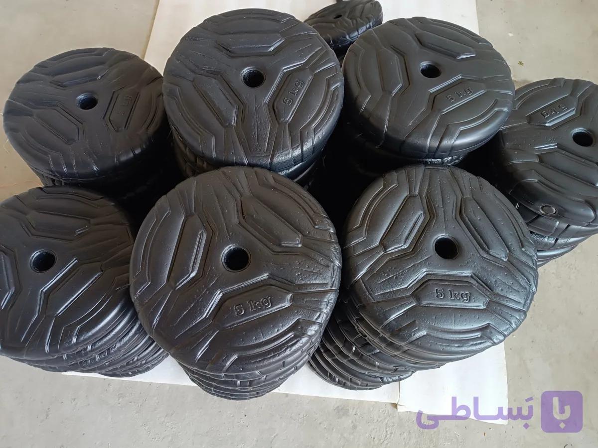 100 کیلو صفحه وزنه دمبل و هالتر متغیر با بهترین کیفیت