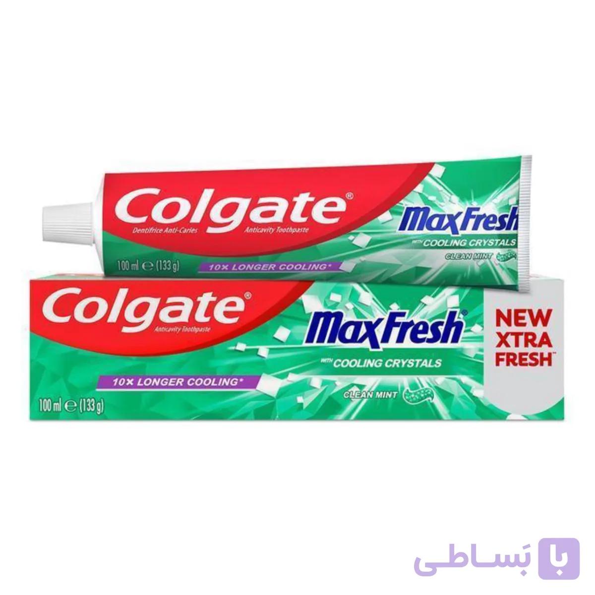 خمیردندان کلگیت مدل max fresh cool mint خنک کننده _ 100 میلی لیتر