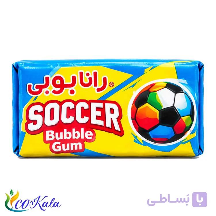آدامس بادکنکی فوتبالی رانا بولی بسته ۳۶ عددی — تصویر 1