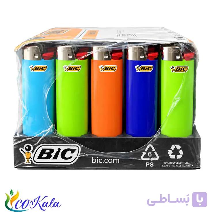 فندک بیک جی 5 مینی رنگی بسته 50 عددی — تصویر 1