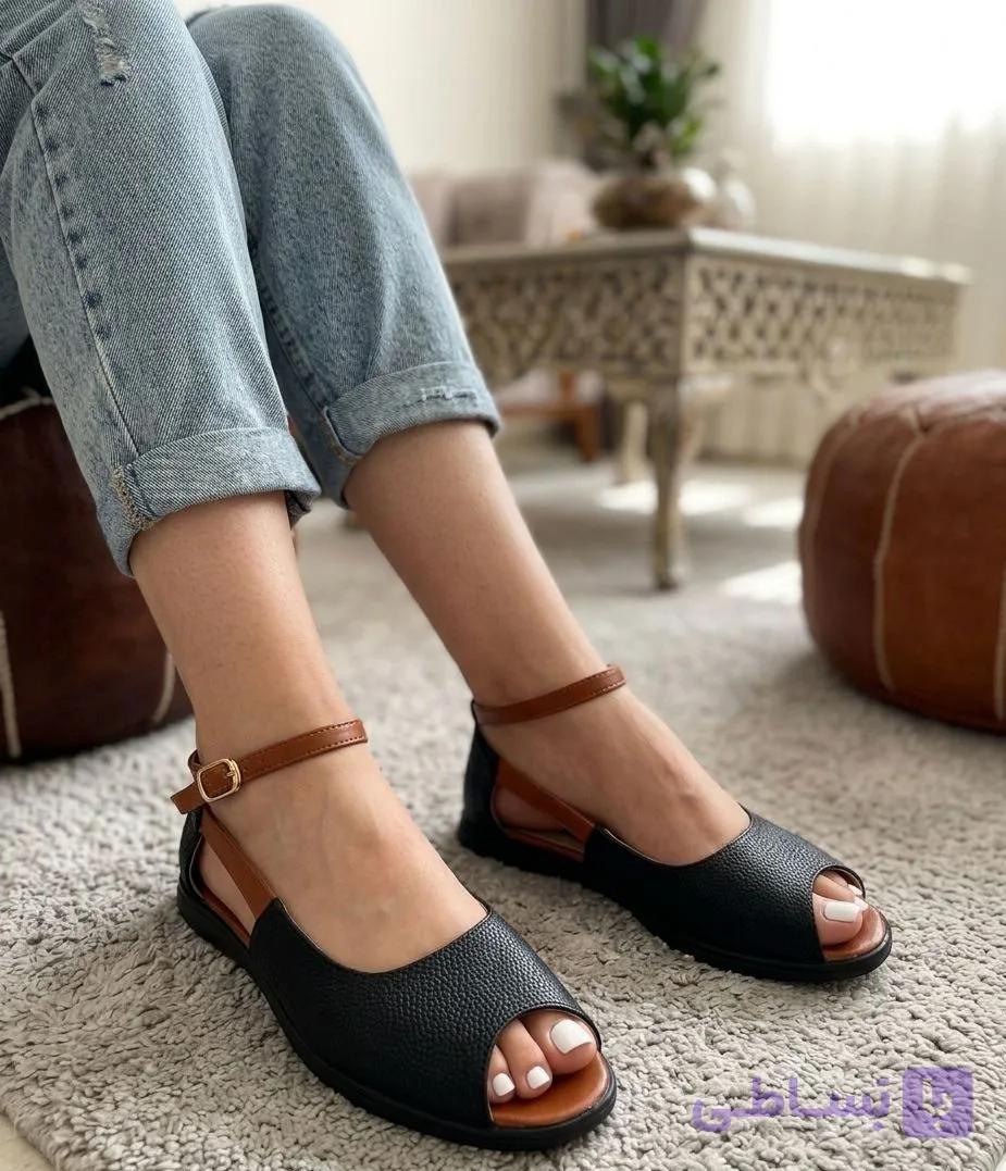 صندل تابستانی سایز بزرگ — تصویر 1